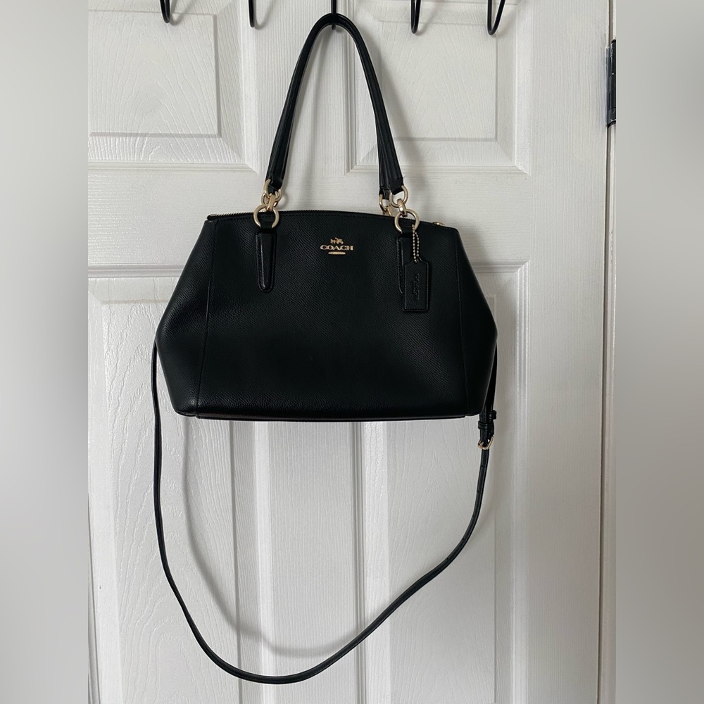 Black coach purse